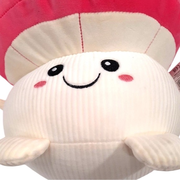 NEW Smoochy Pals Mushroom/Toad Pink Soft Plushy Plush 13” Large - Picture 4 of 4